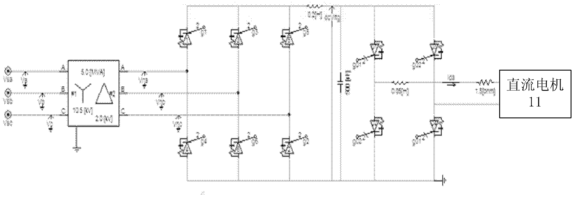 Variable frequency transformer control system