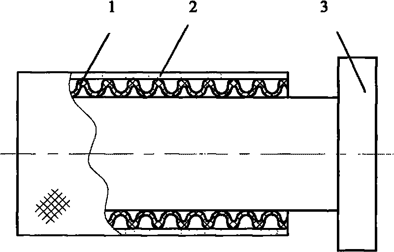 Steel wire reinforced polytetrafluoroethylene spiral tube component and processing method thereof