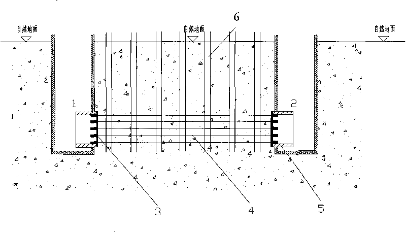 Cross-pulling construction method for soft soil zone with high ground water level
