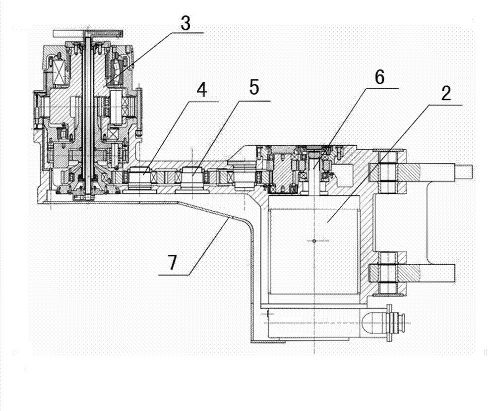 Drum-type coal cutter rocker arm