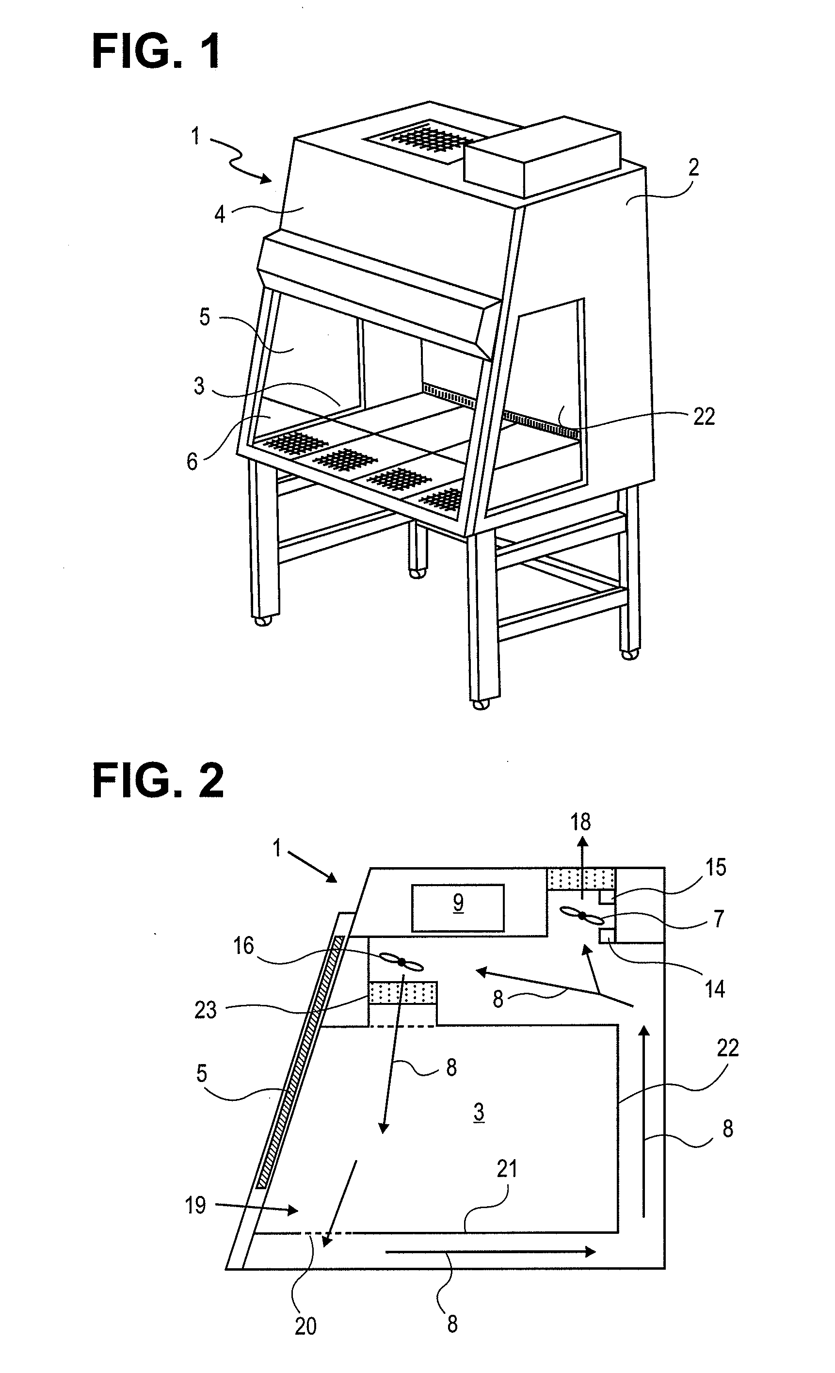 Safety workbench and method for the calibration thereof