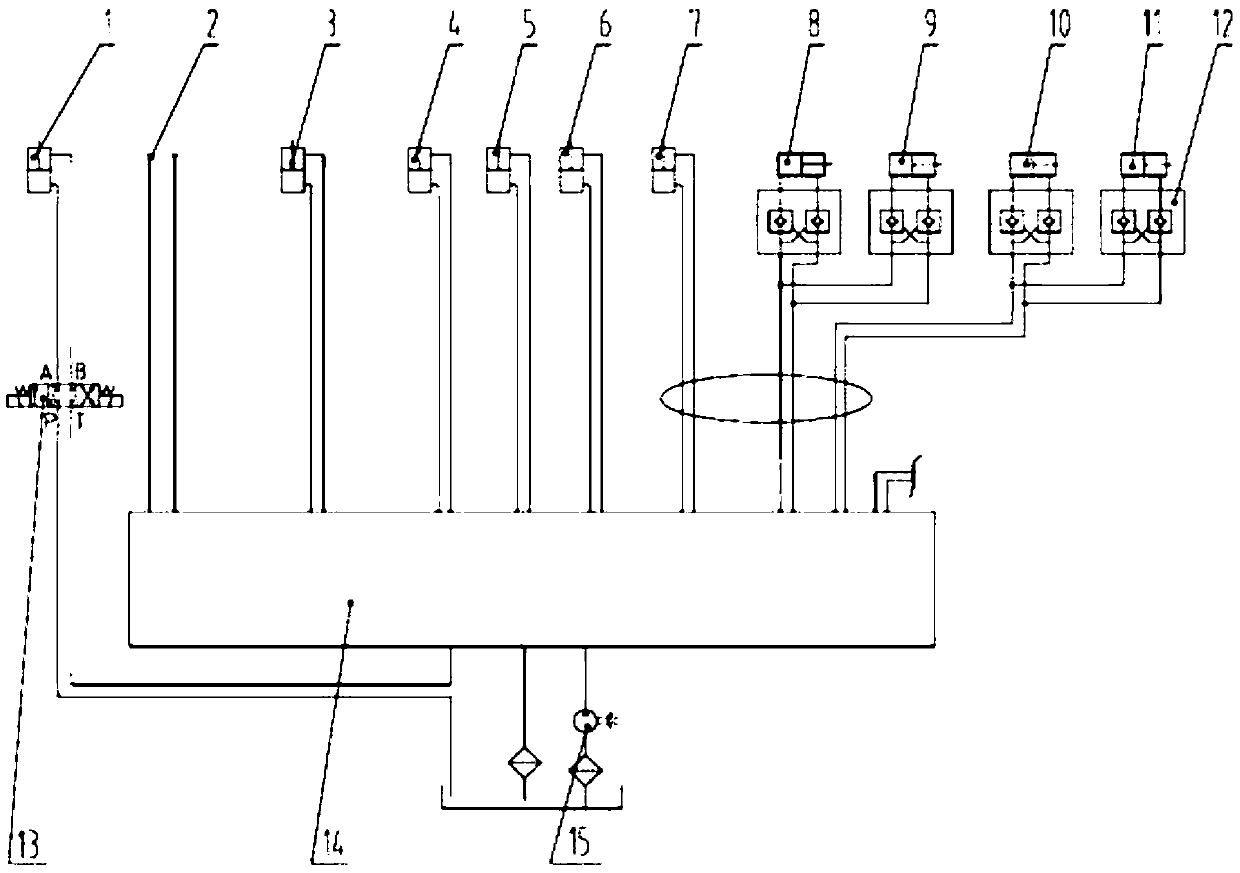 Hydraulic control system for light high-mobility emergency and assault breacher vehicle