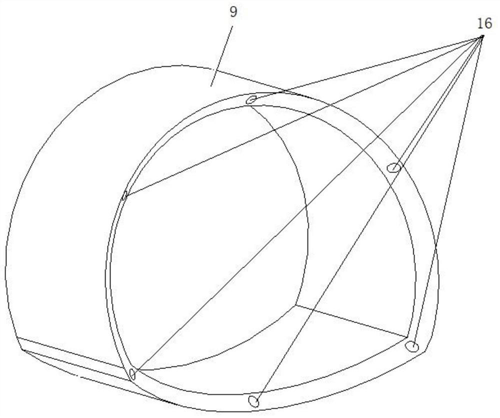 A soil tunnel support structure crossing an existing railway and its construction method