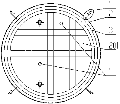 Limit alarm device for tunnelling in steel sleeve of shield tunneling machine