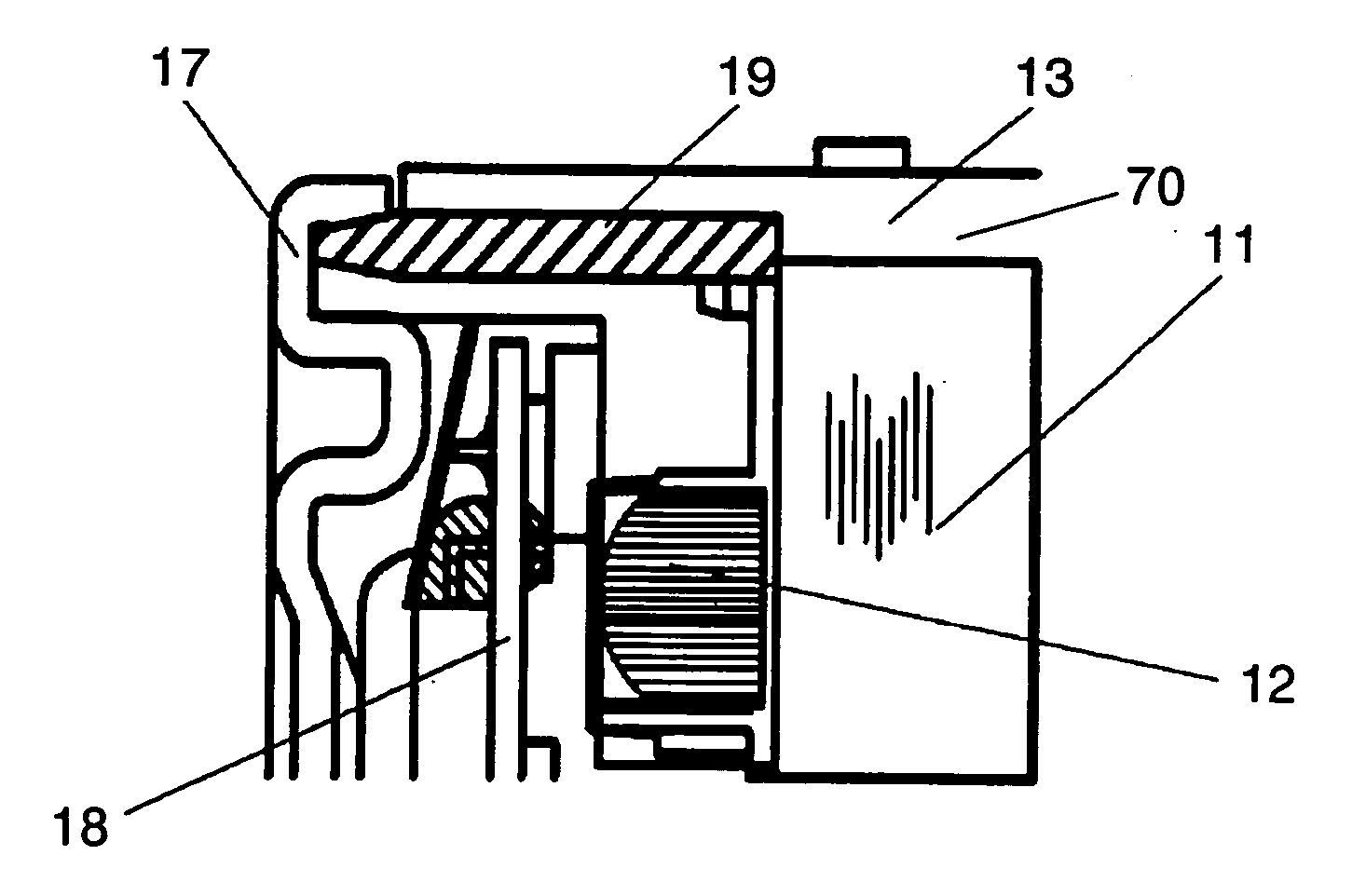 Motor and electric apparatus equipped with same