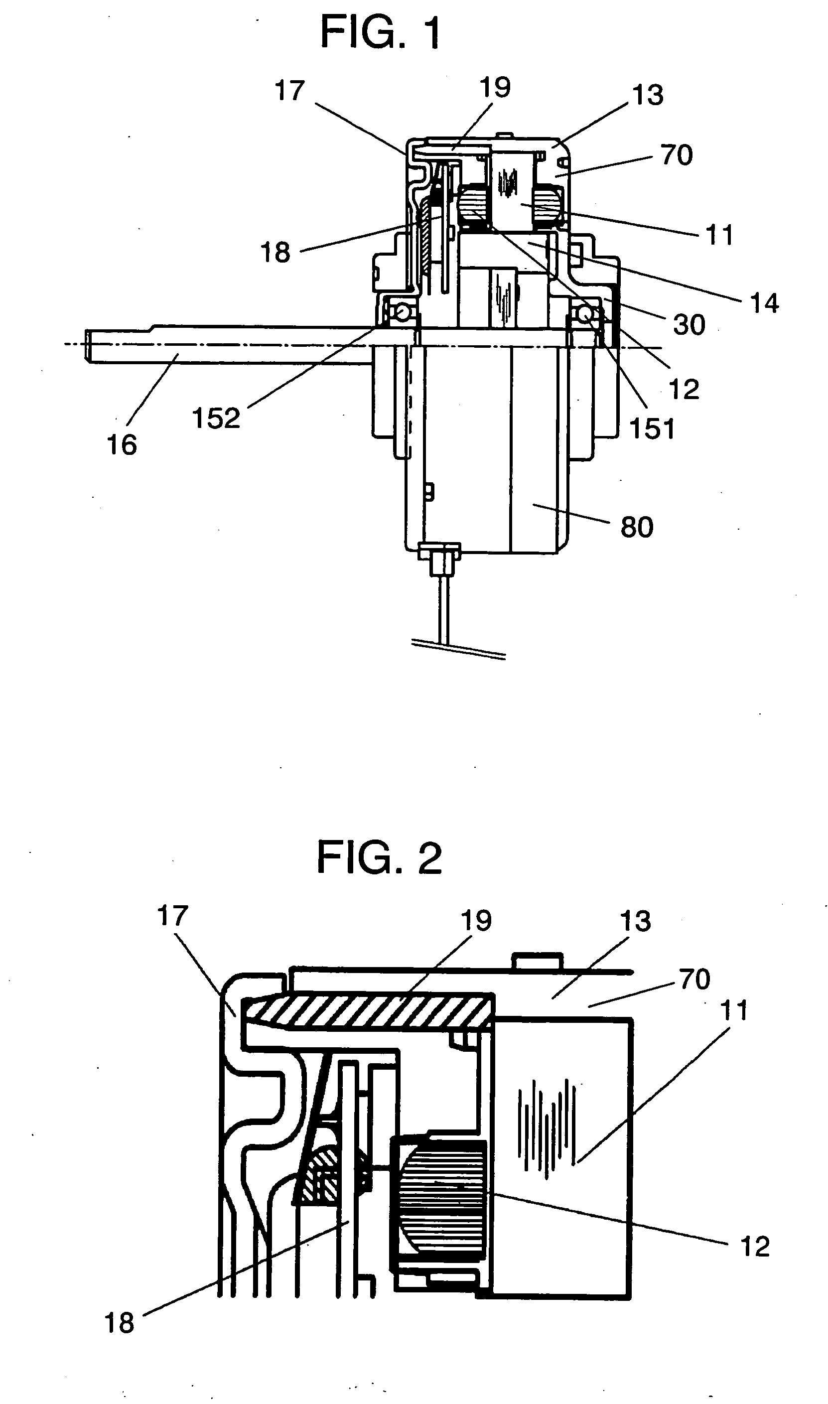 Motor and electric apparatus equipped with same