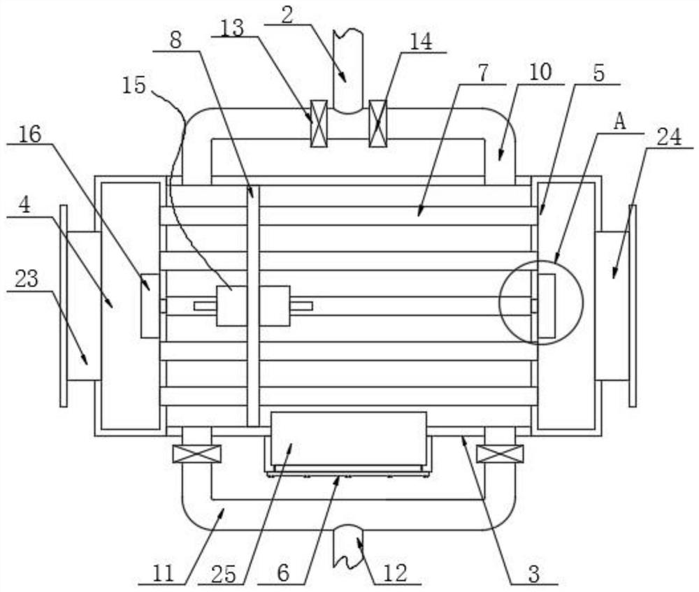 Low-energy-consumption environment-friendly air conditioner based on heat pump