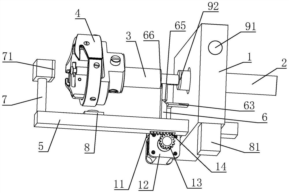 Rotating shuttle anti-lock mechanism