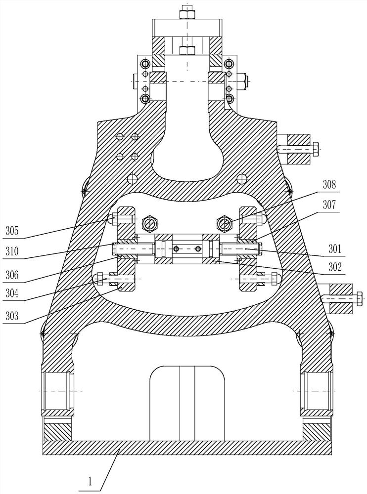 New energy axle swing arm processing tooling