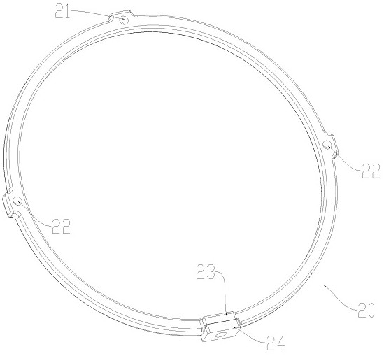 A tool for picking fruits of fruit trees with adjustable angle of fruit net frame