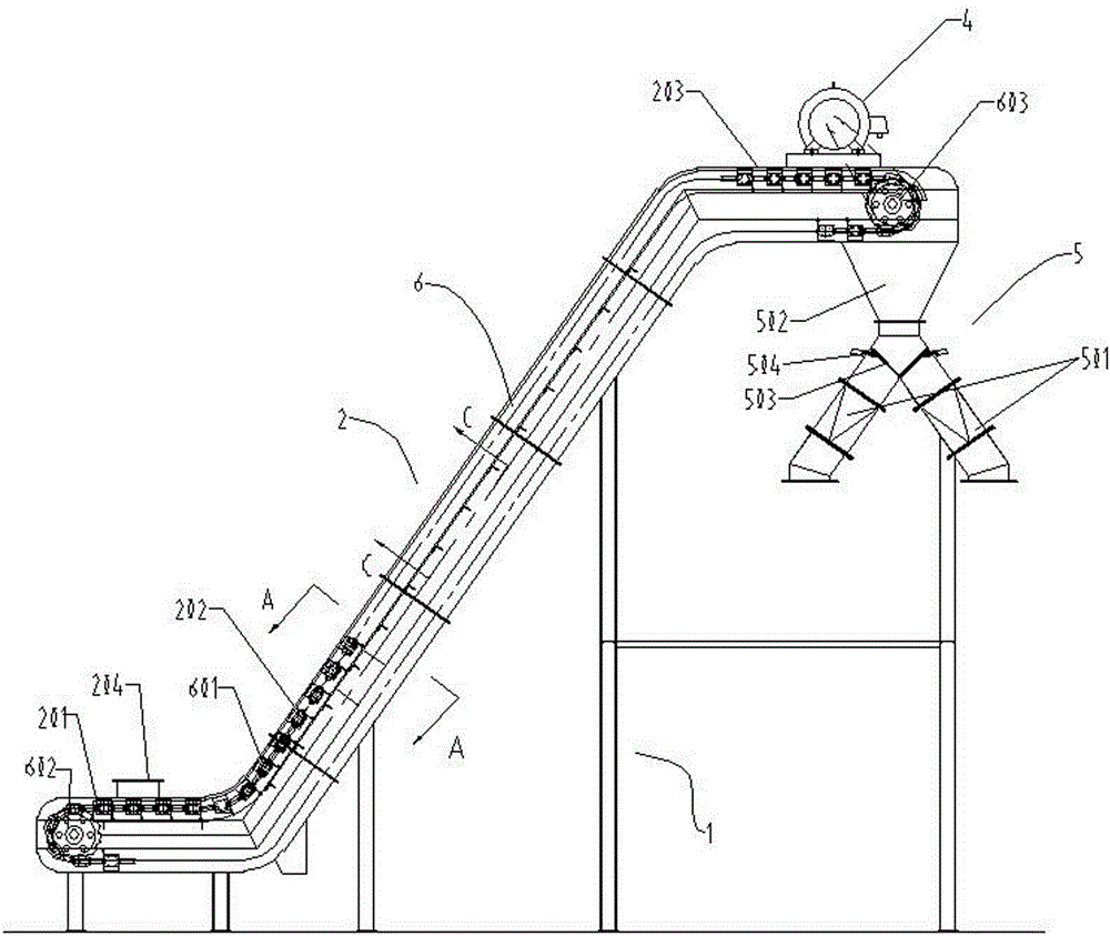 Conveying device for paste materials