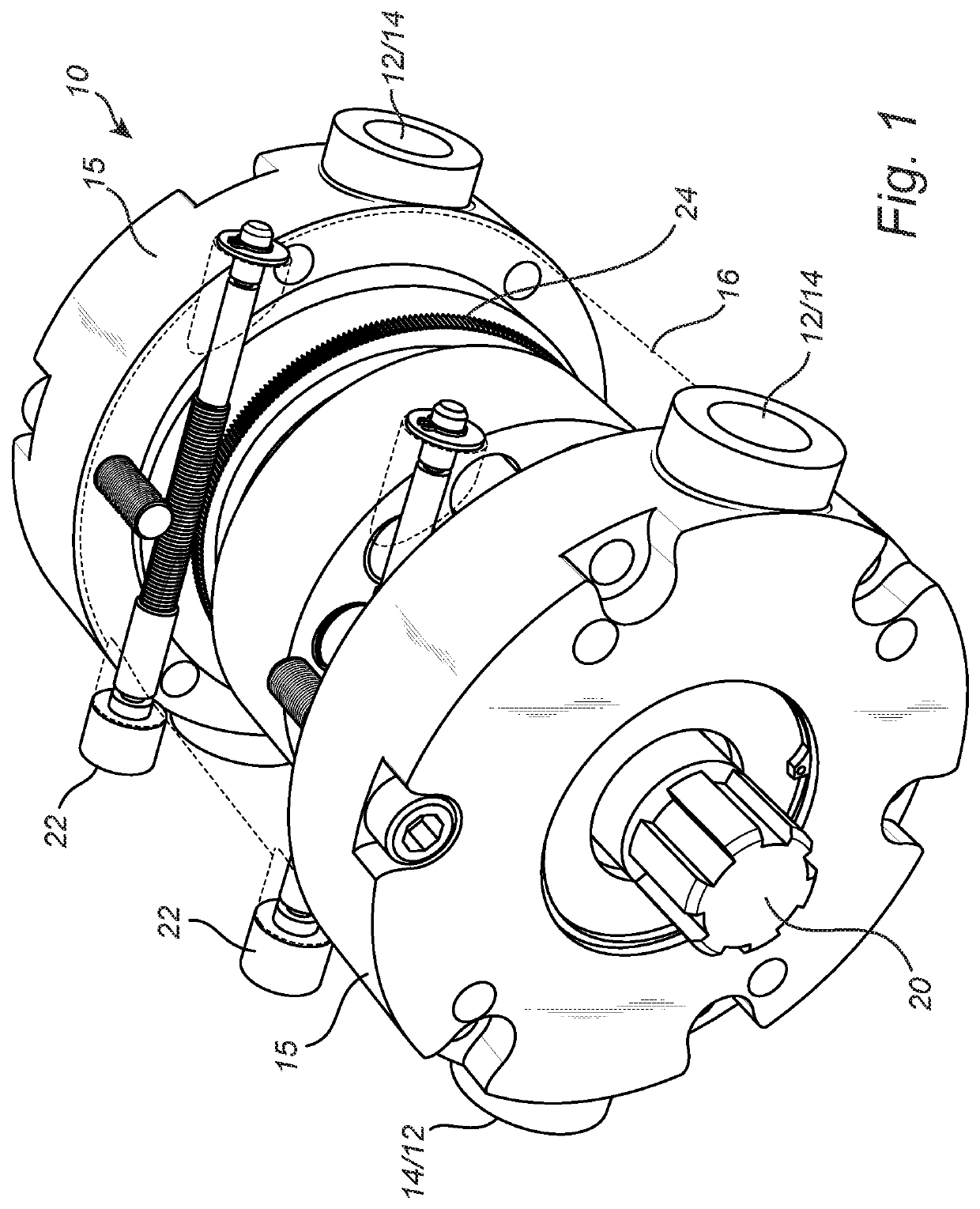 Variable pre and de-compression control mechanism and method for hydraulic displacement pump