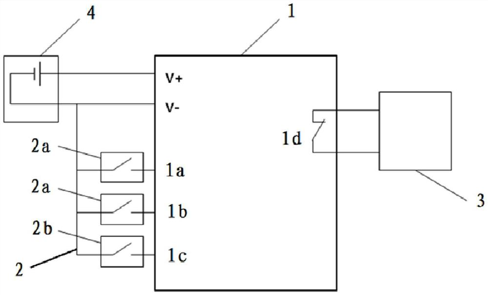 A relay protection action blocking motor starter