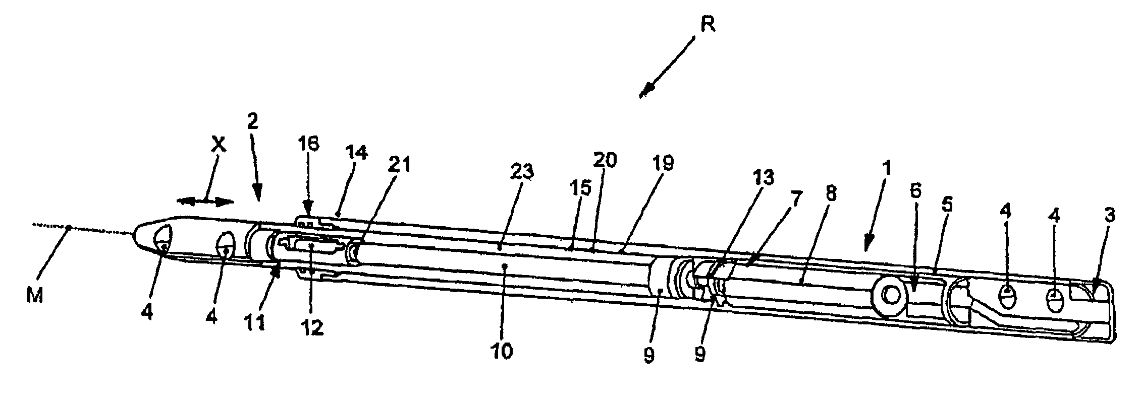 Planetary roll system, in particular for a device for extending bones