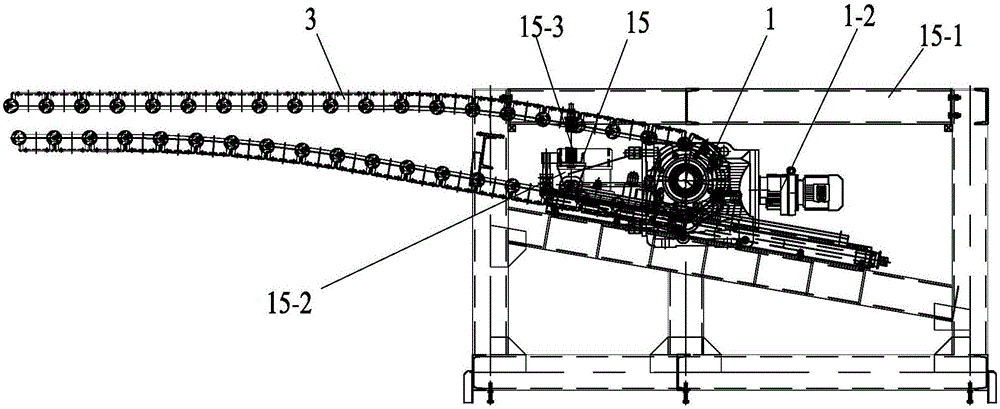 Integrated type plate chain mechanism