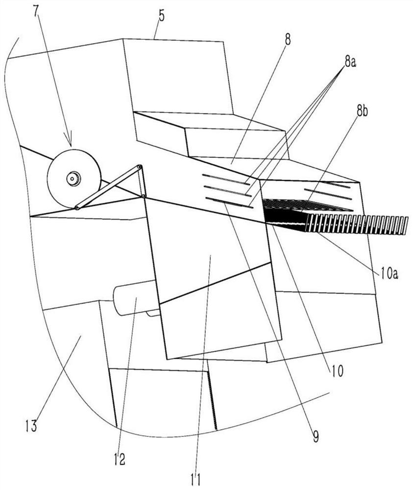 A fruit and vegetable washing and draining conveyor