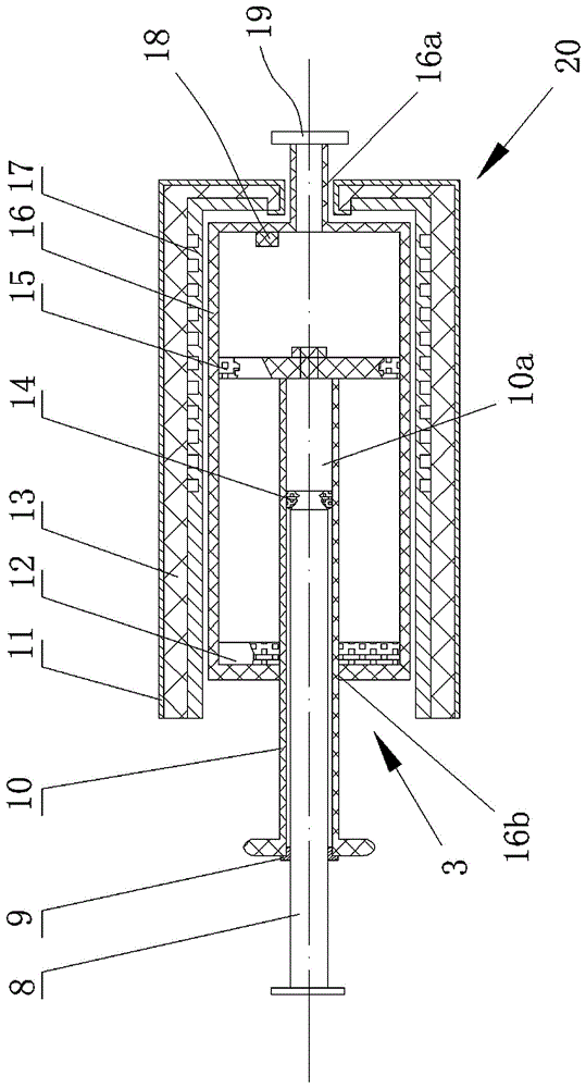 A detection device for dioxin content in food