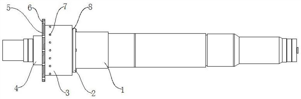 A high-speed drive motor shaft for new energy vehicles and its manufacturing process