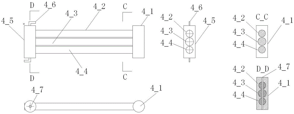 Large cross-section air duct uniform flow field electric heating device