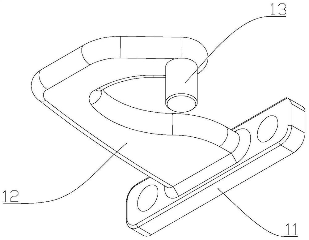 Built-in hinge structure of refrigerator