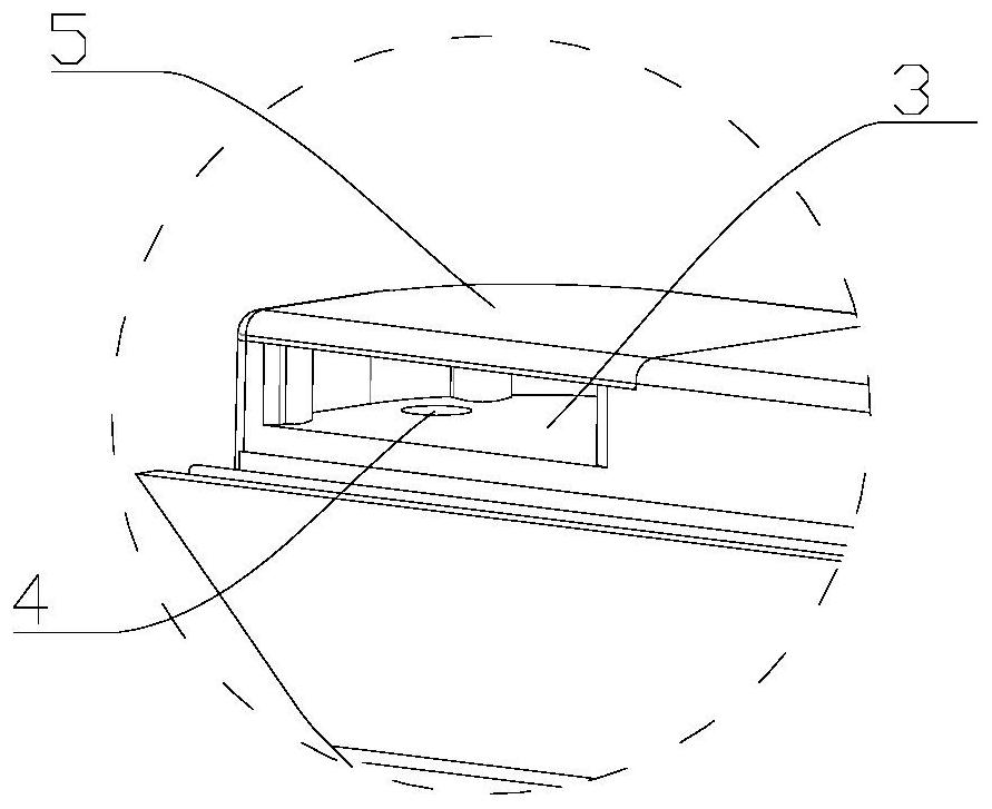 Built-in hinge structure of refrigerator