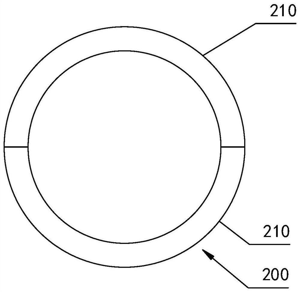 Installation method capable of reinforcing pipe through structural protection ring and reinforced pipe assembly