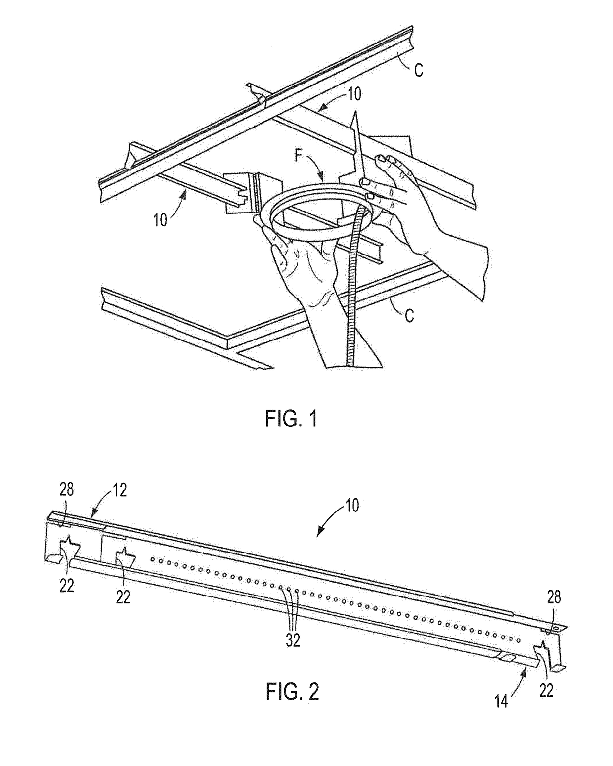 Fixture hanger assembly