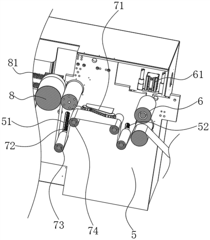 High-flame-retardant environment-friendly PET film production equipment and method