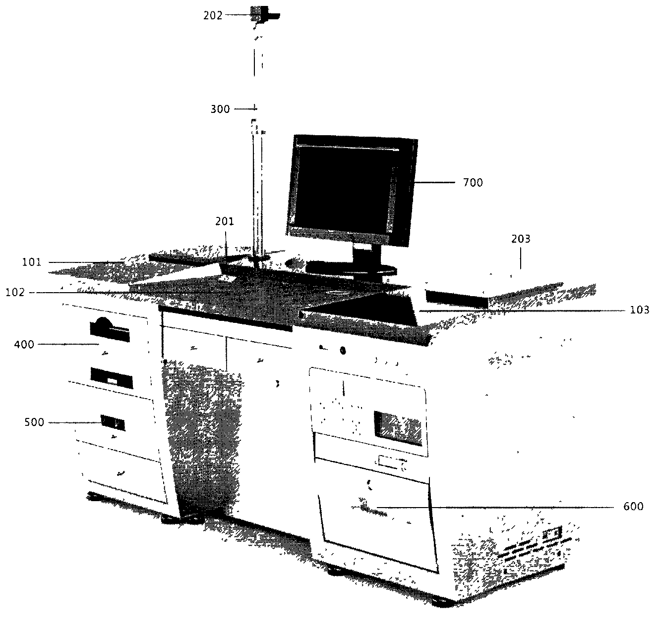 Integrated data collecting device
