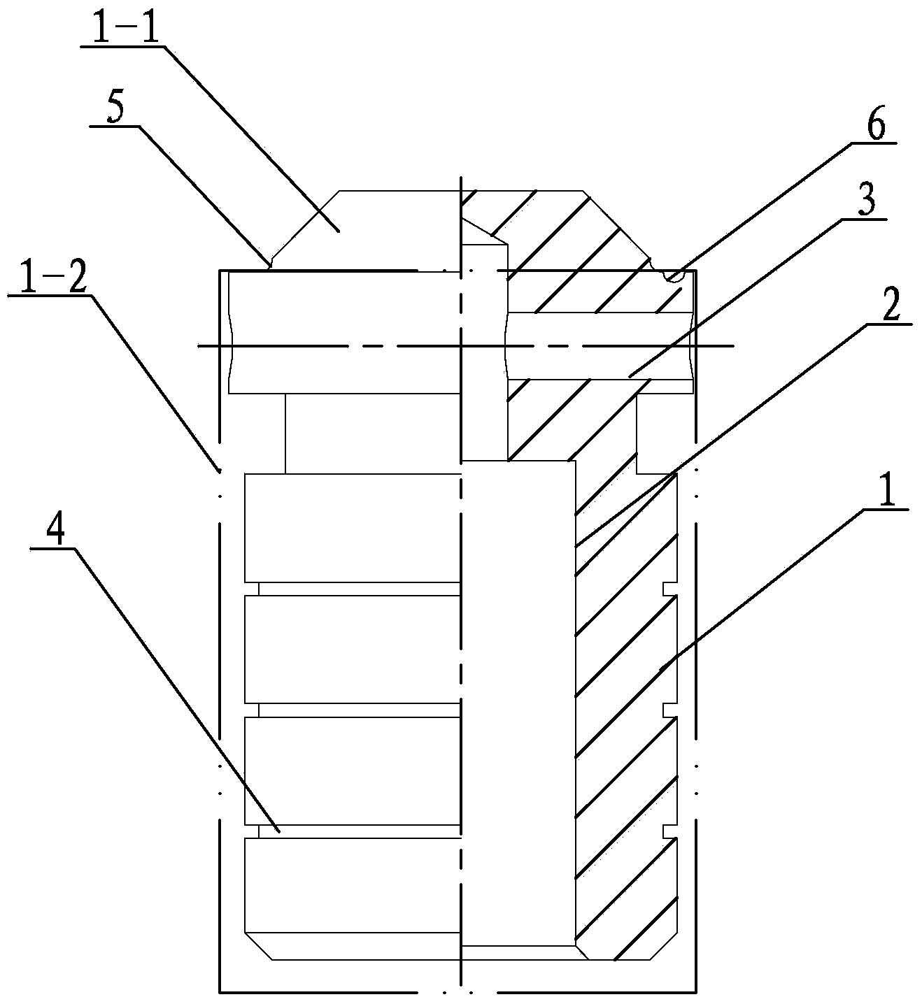 Flow guiding platform conical valve for retarder