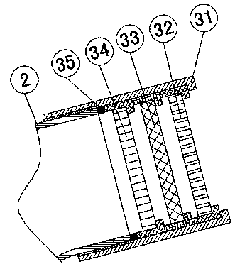 Bubble dust falling and haze removing device