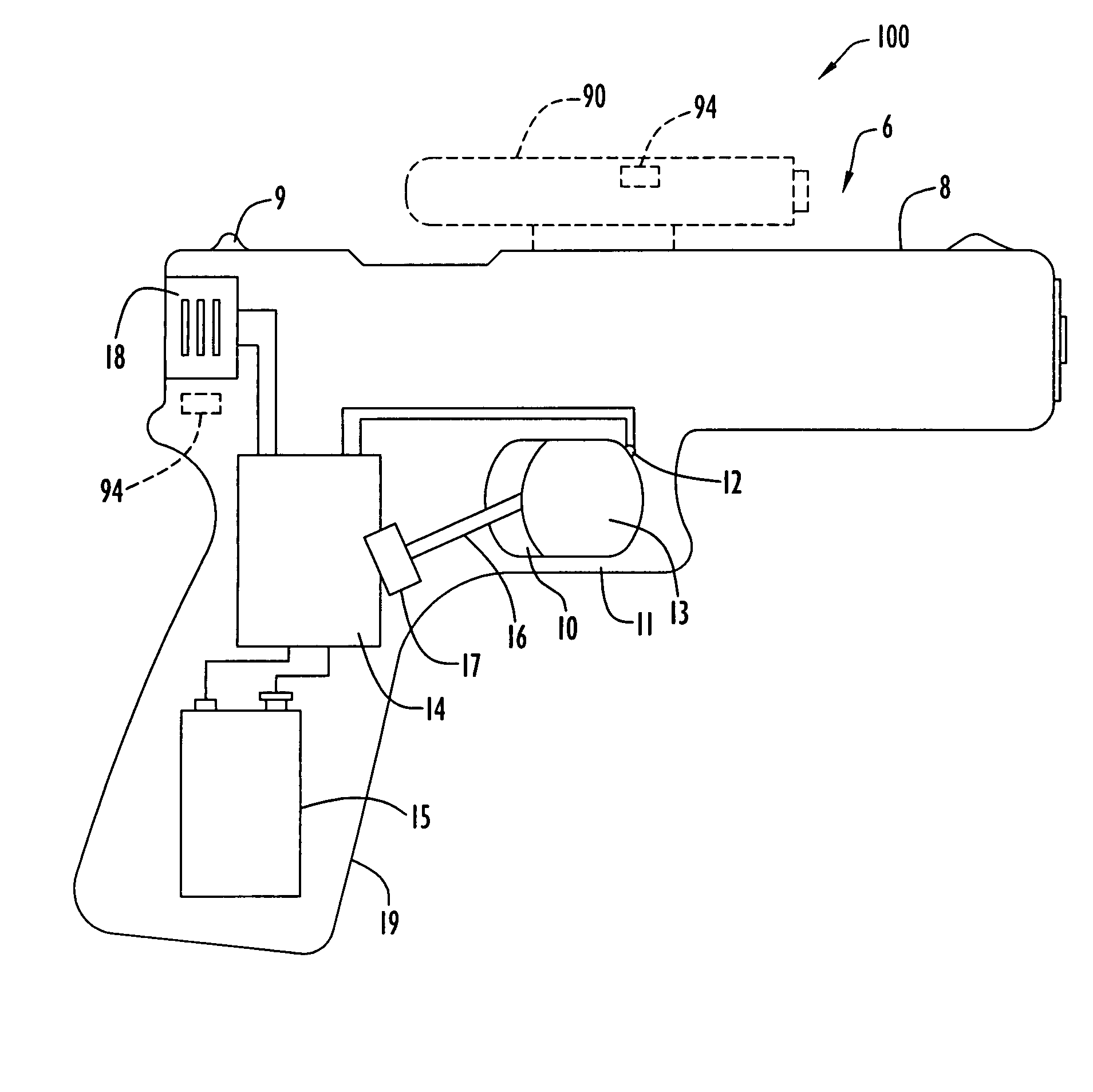 Method and apparatus for monitoring handling of a firearm