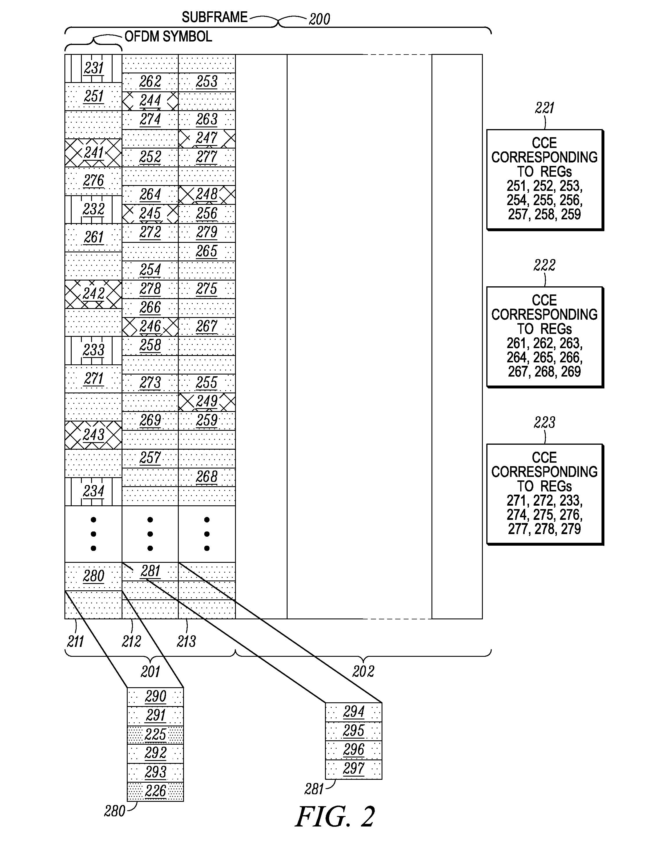 Subframe Component Reduction and Notification in a Heterogeneous Wireless Communication System