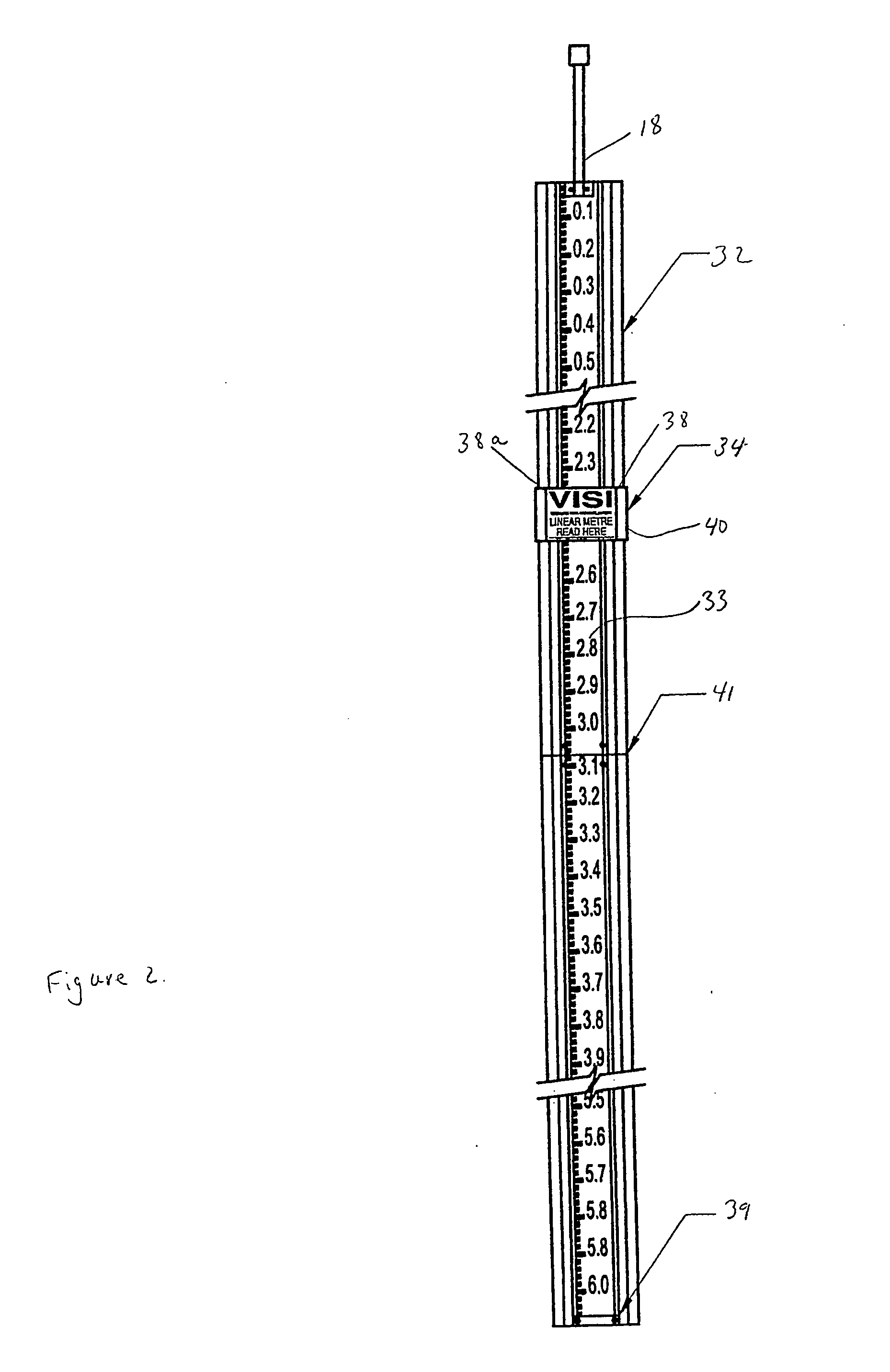 Cable guide support for cable-guided tank gauge