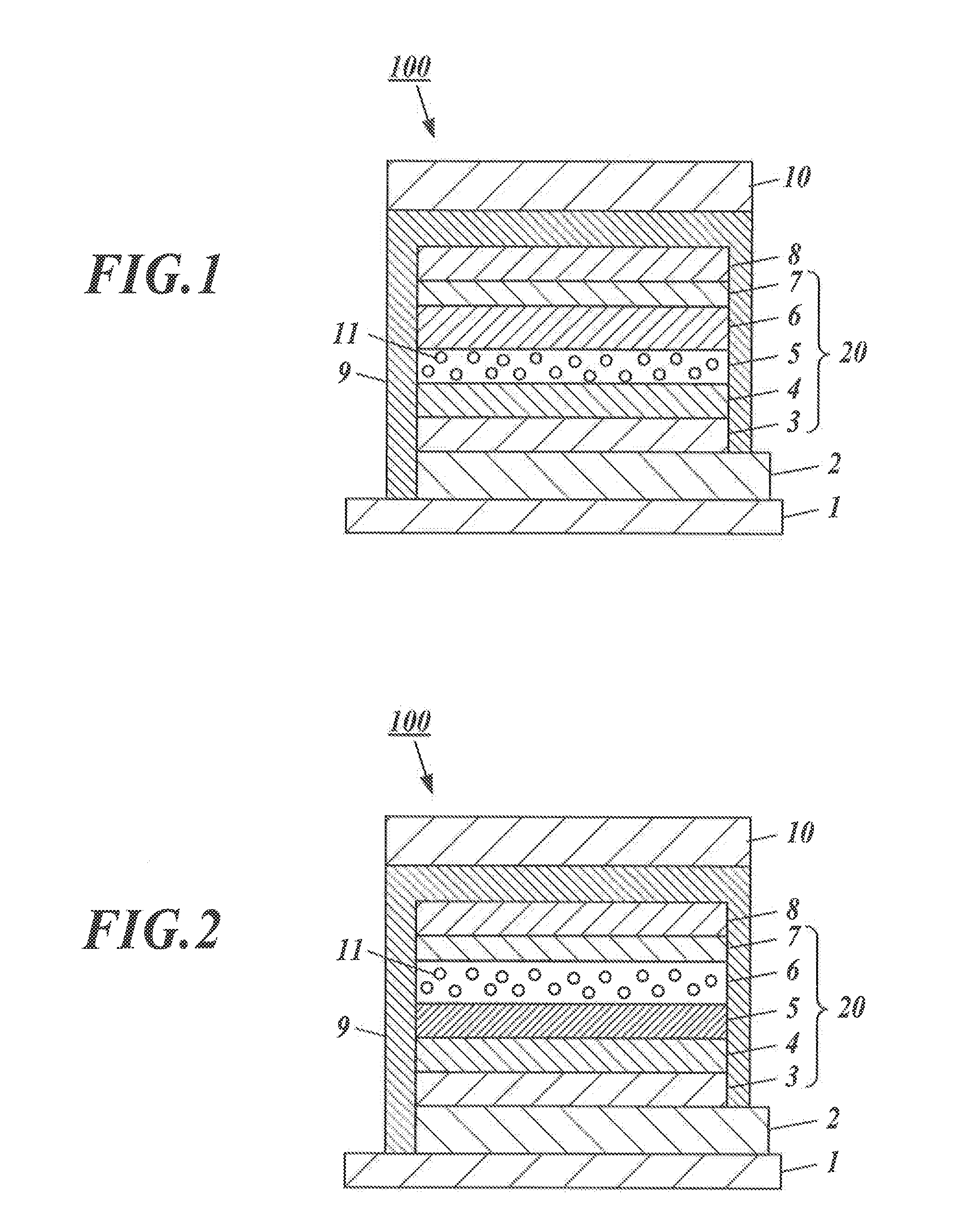 Organic electroluminescent element