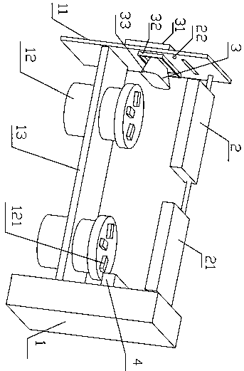 Motor active heat dissipation device