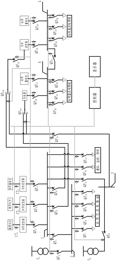 Microgrid system and control method for substation with distributed power supply