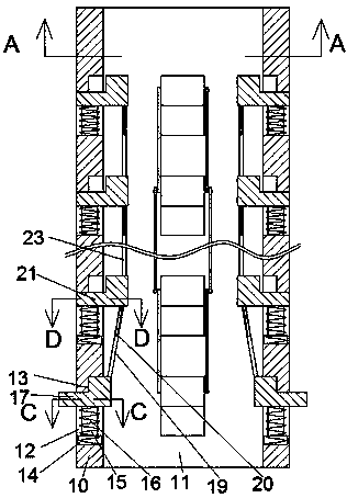 Device used for transferring castings