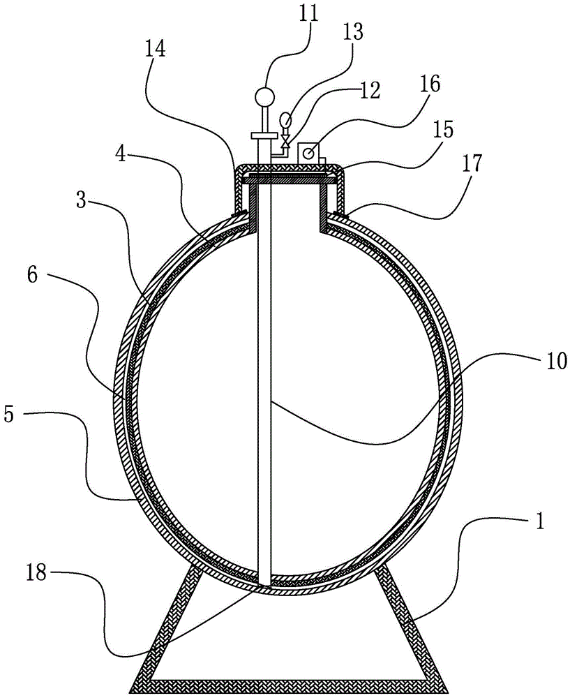 Oil storage tank with sealing property