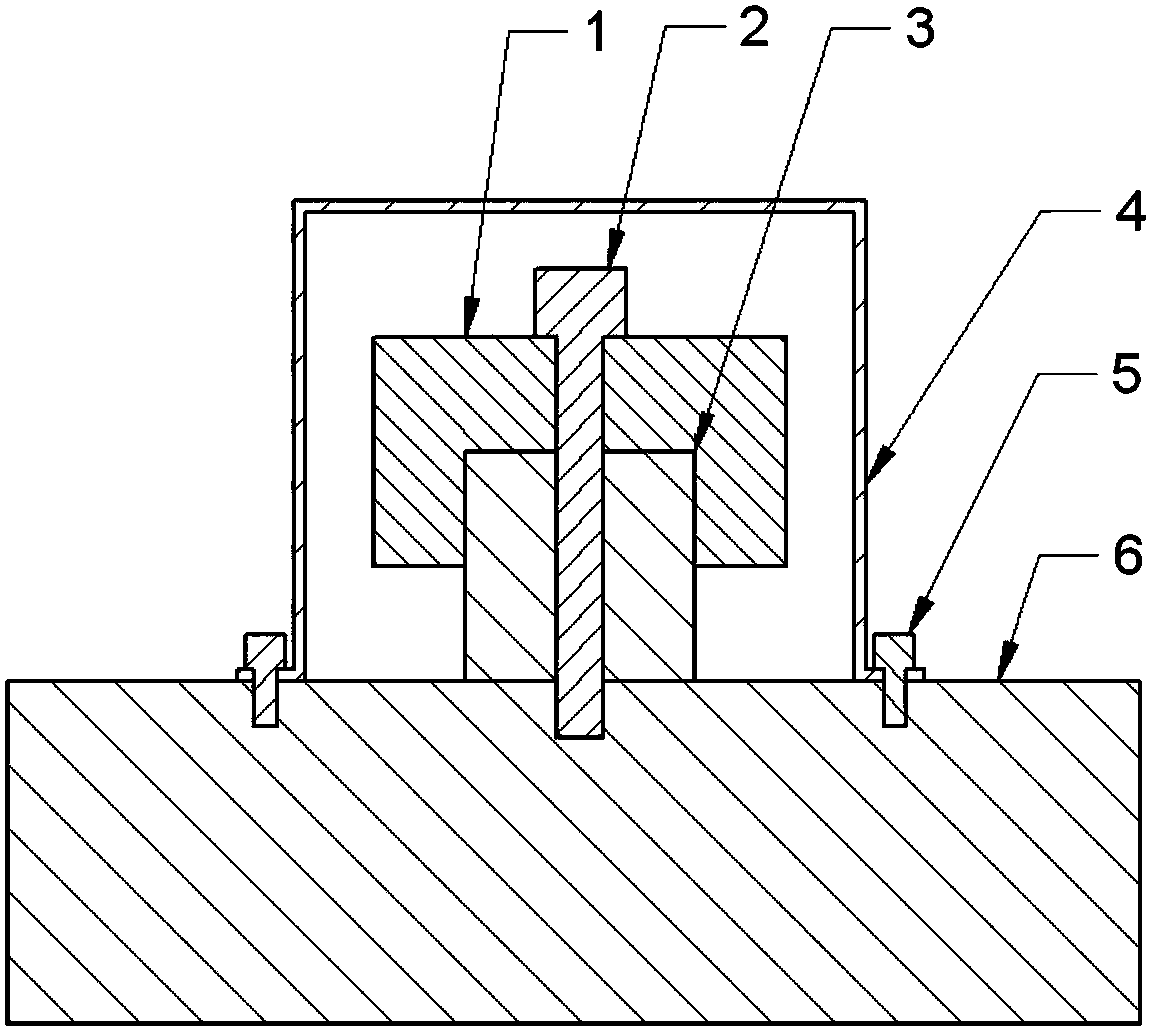 A control torque gyro compound vibration damping device