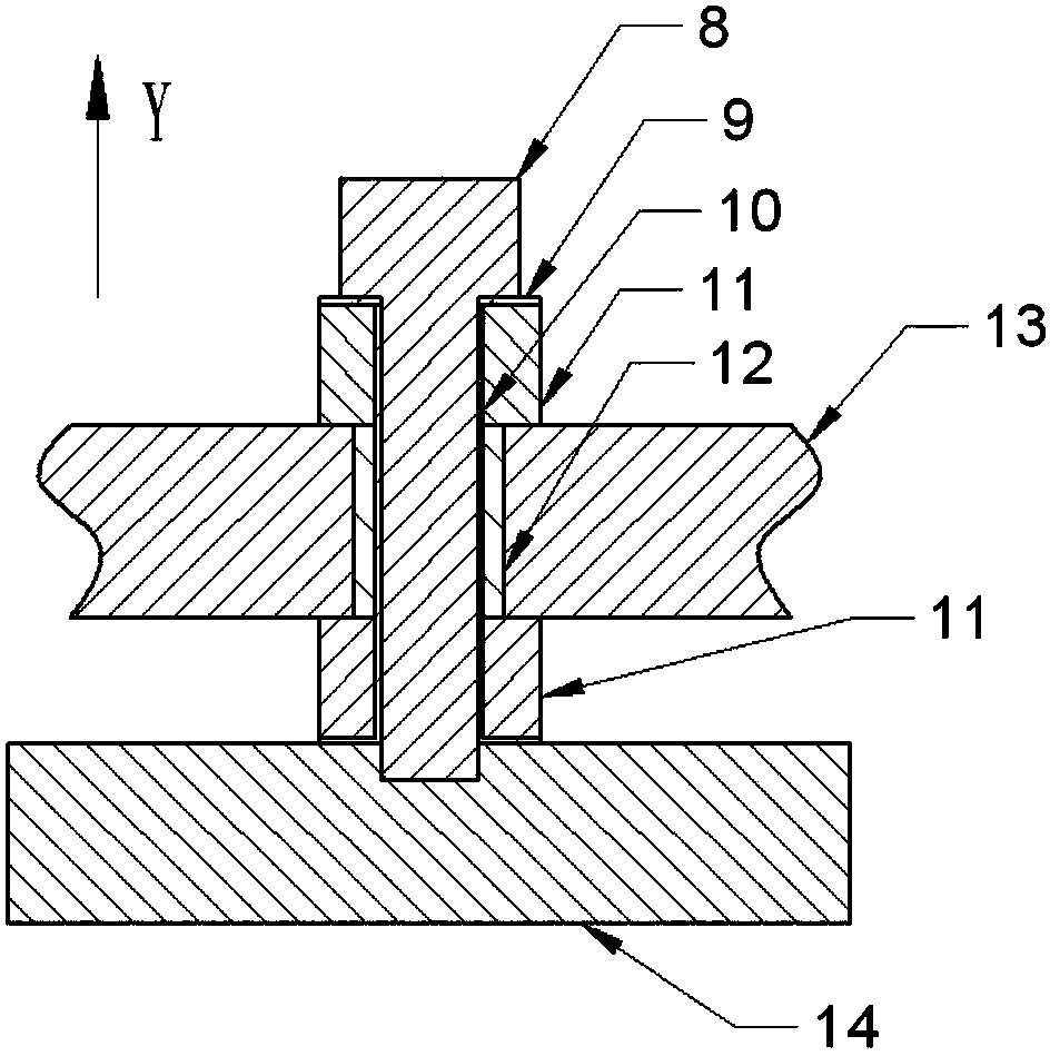 A control torque gyro compound vibration damping device