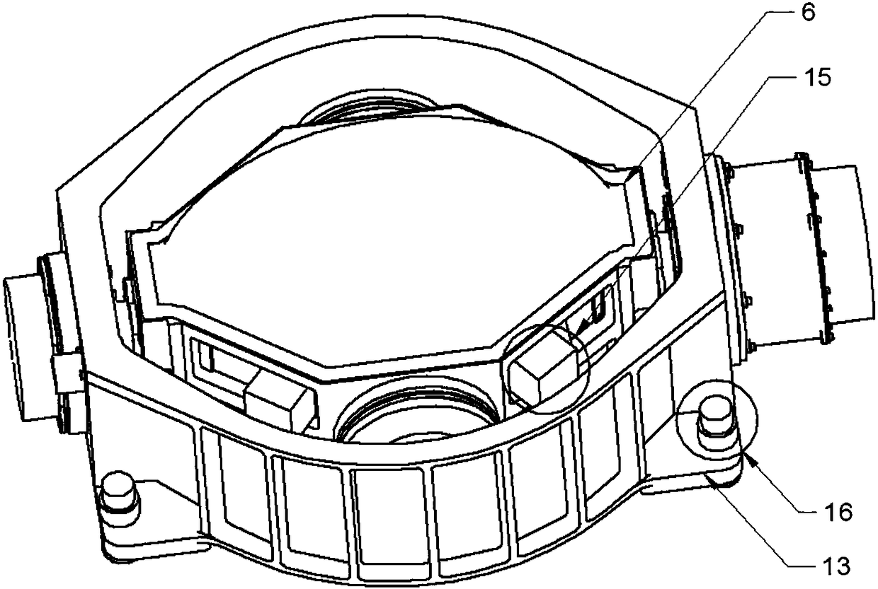 A control torque gyro compound vibration damping device