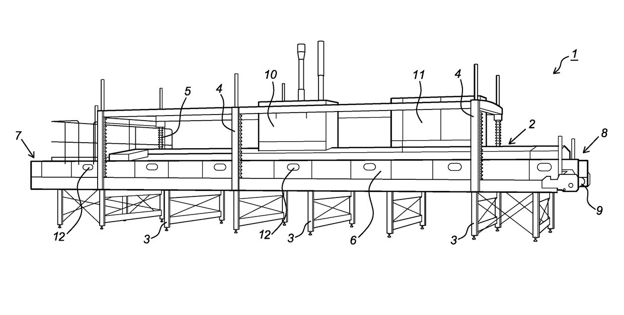 Device for stunning poultry and method for operating such stunning device