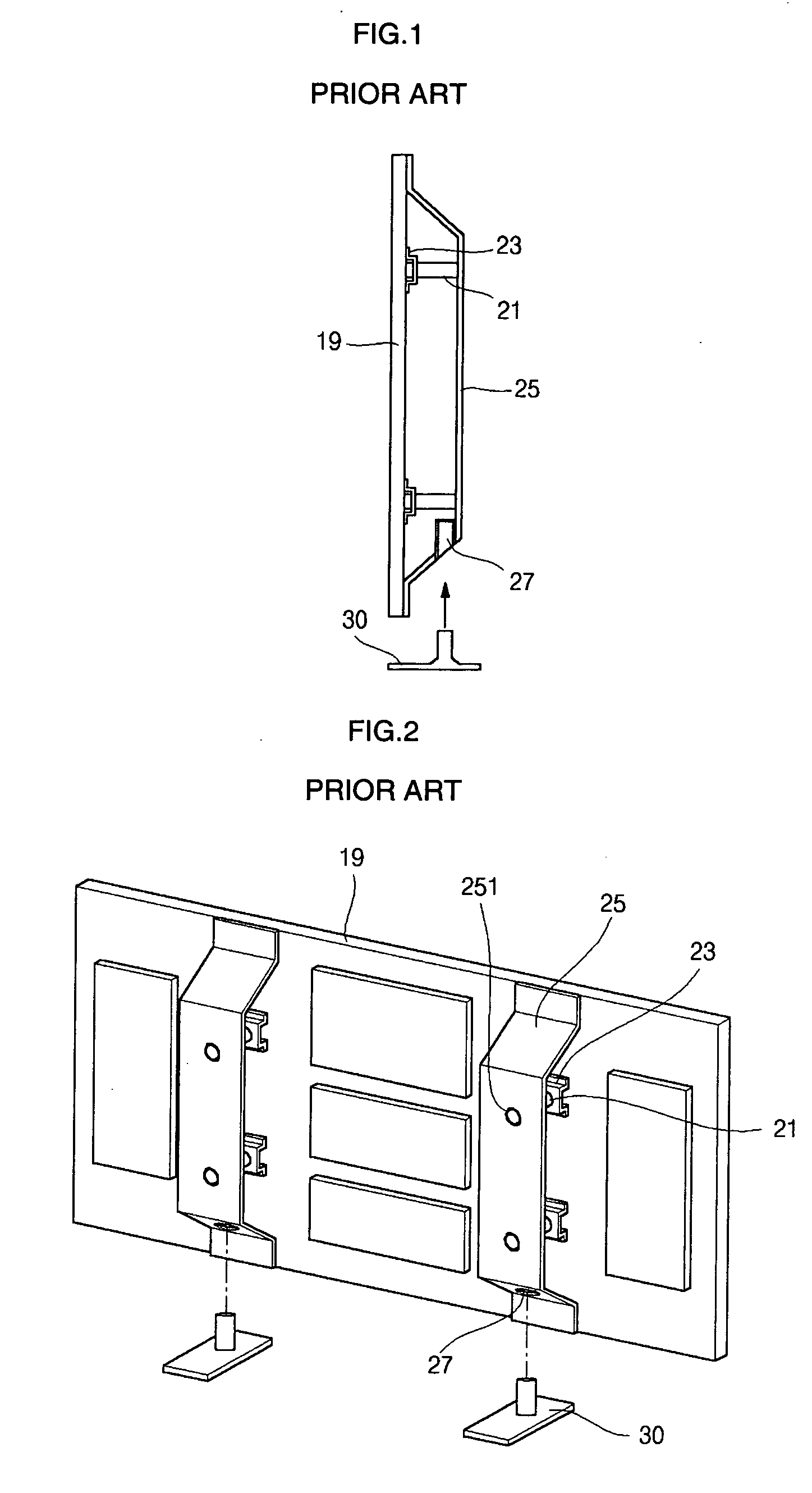 Plastic chassis and plasma display device including the same