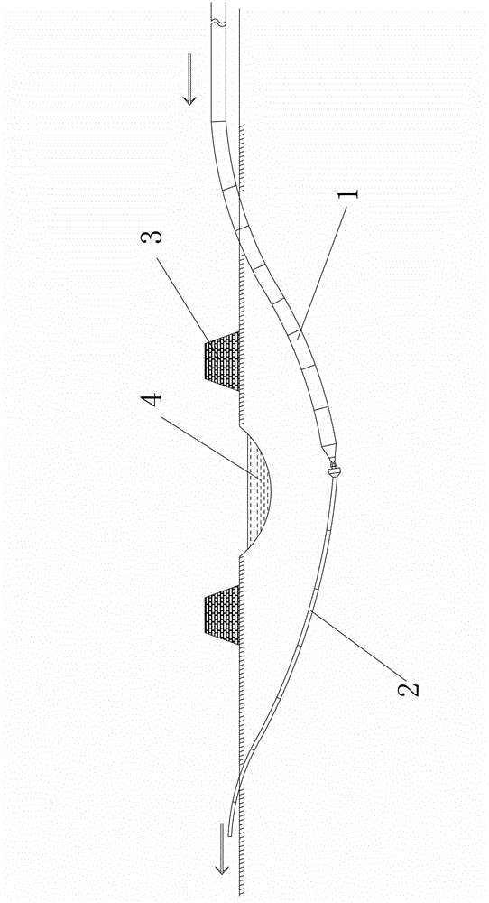 Pipeline self-locking, clasping and pushing device and usage method thereof