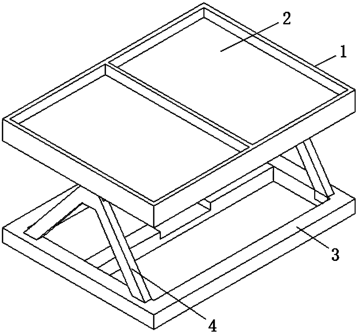 Integral movable photovoltaic power plant array group