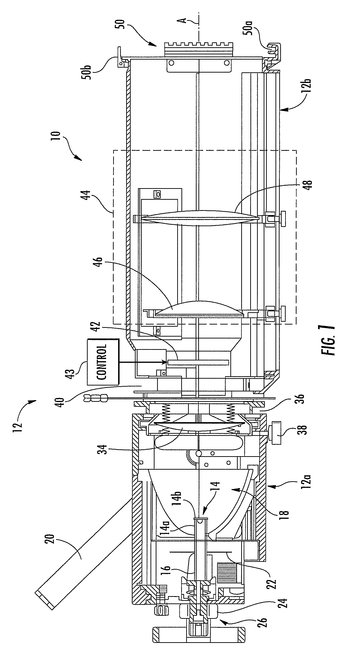 LED white light luminaire with imaging capability