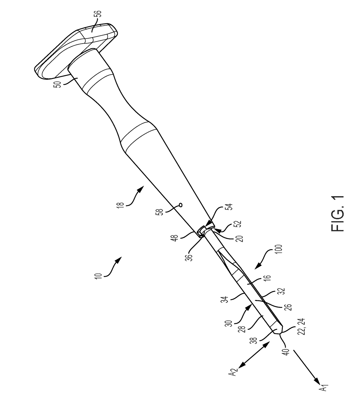 Femoral hip stem explant system and methods of using the same