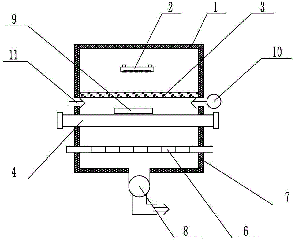 Solar cell irradiation annealing furnace