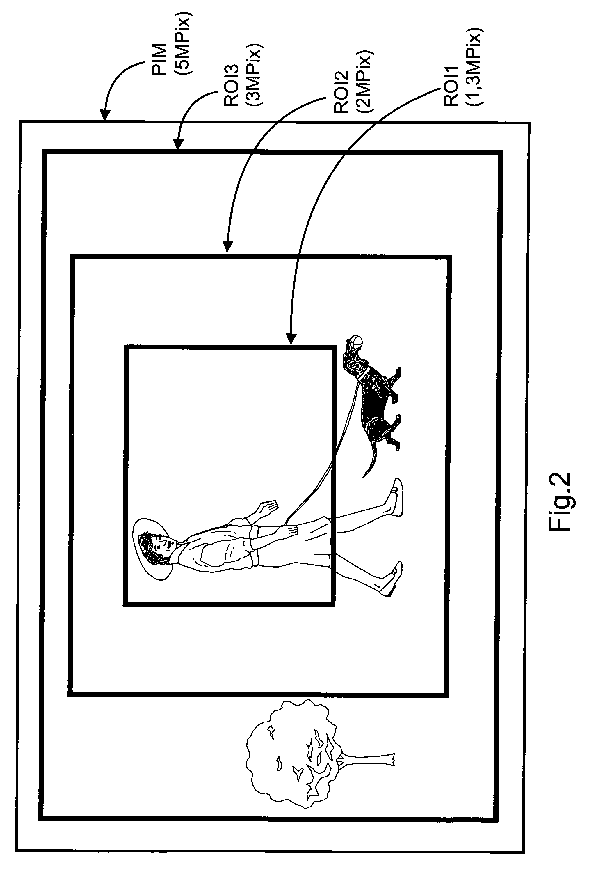 Digital camera devices and methods for implementing digital zoom in digital camera devices and corresponding program products